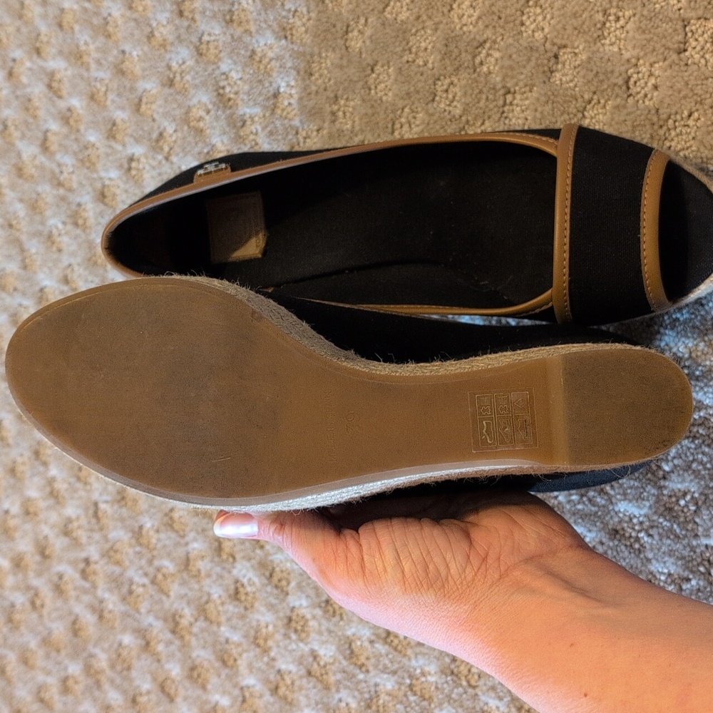 Tory Burch Wedged Raffia Espadrille Platform Sandals - Picture 10 of 13